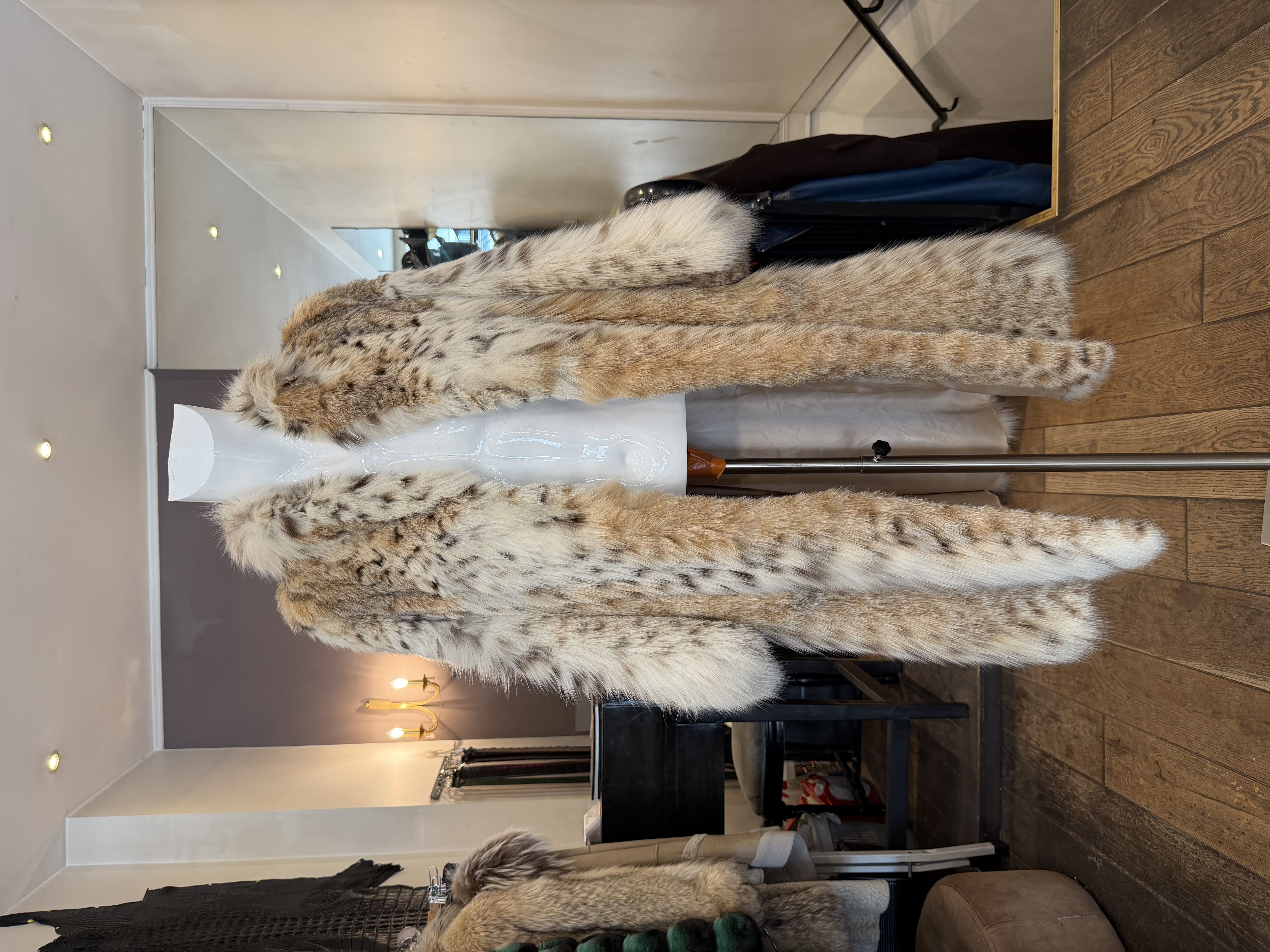 Manteau Lynx bobcat — Lynx, pièce d'exception Serge Miko Paris
